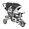 Трехколесный велосипед для двойни Capella Twin Trike 360 2016 (Графит
						
					) — Фото