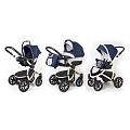 Детская коляска Esspero Discovery 3 в 1, шасси Beige (Navy Grey
						
					) — Фото