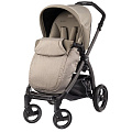 Детская прогулочная коляска Peg-Perego Book S Plus Pop-Up, шасси Jet (Cream
						
					) — Фото