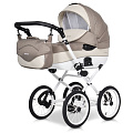 Детская коляска Riko Bruno (Brano) Ecco Prestige 2 в 1, ткань+эко-кожа (14
						
					) — Фото