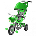 Трехколесный велосипед RT Galaxy Лучик с капюшоном арт. Л001 (Зеленый) — Фото