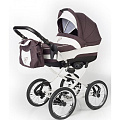 Коляска для новорожденных Esspero Classic шасси Grey (Brown lux
						
					) — Фото