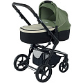 Детская коляска Foppapedretti 3Chic Travel System Black Frame 3 в 1 (Green
						
					) — Фото