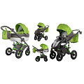Детская коляска Tako Moonlight Love Story 2 в 1 (Серый-зеленый
						
					) — Фото