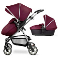 Детская коляска Silver Cross Wayfarer 2 в 1 (Aubergine/Silver
						
					) — Фото