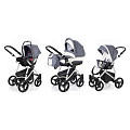 Детская коляска Esspero Newborn Lux 3 в 1, шасси Grey (Grey Lux
						
					) — Фото