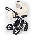 Коляска для новорожденных Esspero Newborn Lux шасси Chrome (Cream
						
					) — Фото