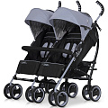 Детская прогулочная коляска для двойни EasyGo Duo Comfort (Grey Fox
						
					) — Фото