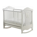Детская кроватка Baby Italia Mimi (качалка) (Белый) — Фото