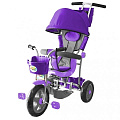Трехколесный велосипед RT Galaxy Лучик с капюшоном арт. Л001 (Фиолетовый) — Фото