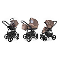 Детская коляска Esspero Newborn Lux 3 в 1, шасси Black (Coffee
						
					) — Фото