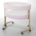 Колыбель Micuna Smart Fresh MO-1456 Цвет основания Серебристый (Pink Dots) — Фото