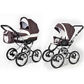 Детская коляска Esspero Classic 2 в 1, шасси Chrome (Brown lux
						
					) — Фото