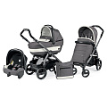 Детская коляска Peg-Perego Book Plus Completo 3 в 1, шасси Jet (Ascot
						
					) — Фото