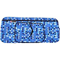 Чехол-портмоне складной для самокатов Y-Scoo арт. 180 (ромбы голубые) — Фото