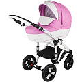 Детская коляска Bebe-mobile Toscana Ecco 2 в 1, эко-кожа (742s
						
					) — Фото
