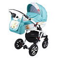 Детская коляска Adamex Barletta Акварель 3 в 1 (141G
						
					) — Фото