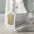 Детская кроватка Micuna Alexa Relax 120 х 60 см (Белый/Золото) — Фото