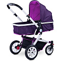 Детская коляска-трансформер Caretero Compass (Purple
						
					) — Фото