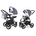 Детская коляска Esspero Newborn Lux 2 в 1, шасси Chrome (Grey Lux
						
					) — Фото