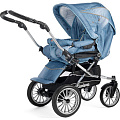 Детская прогулочная коляска Emmaljunga Super Nitro (21404 Denim Blue
						
					) — Фото