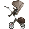 Детская коляска Stokke Xplory V5 2 в 1 (Brown
						
					) — Фото