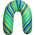 Подушка для кормления Womar Zaffiro Eco Вомар Заффиро Эко 170 см (Бирюзовый/Полоски) — Фото