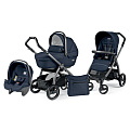 Детская коляска Peg-Perego Book S Plus Sportivo 3 в 1, шасси Jet (Mod.Navy
						
					) — Фото