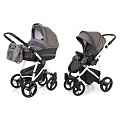 Детская коляска Esspero Newborn Lux 2 в 1, шасси White (Carbon
						
					) — Фото