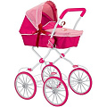 Кукольная коляска RT арт. 603 (фуксия+розовый) — Фото