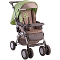 Детская прогулочная коляска Bertoni Combi, с накидкой на ножки (Зелено-бежевый - Green & Beige Zephyr 1650
						
					) — Фото