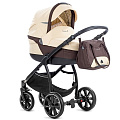 Детская коляска Noordi Polaris 3 в 1, шасси Sport (654 Cream Brown
						
					) — Фото