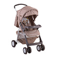 Детская прогулочная коляска Lorelli Terra, с накидкой на ножки (Бежевый / Beige Daisy Bears 1730
						
					) — Фото