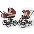 Детская коляска Esspero Classic 2 в 1, шасси Black (Brown Beige
						
					) — Фото