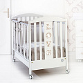 Детская кроватка Baby Expert Baby Love (Белый/Светло-коричневый) — Фото