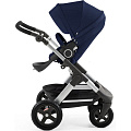 Детская коляска Stokke Trailz 2 в 1 (Deep Blue
						
					) — Фото