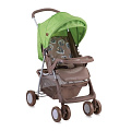 Детская прогулочная коляска Lorelli Terra, с накидкой на ножки (Бежево-зеленый / Beige&Green Lambs 1732
						
					) — Фото