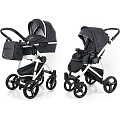 Детская коляска Esspero Newborn Lux 2016 2 в 1, шасси White (Dark
						
					) — Фото