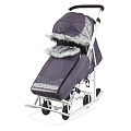 Санки-коляска Kristy скандинавия 2016 (Серый) — Фото