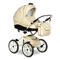 Детская коляска Indigo 17 S Plus 2 в 1, эко-кожа, колеса 14'' (02S
						
					) — Фото