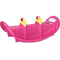 Детская качалка на троих Marian-Plast 609 (Розовый) — Фото