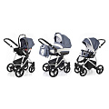 Детская коляска Esspero Newborn Lux 3 в 1, шасси Grey (Lena
						
					) — Фото