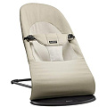Детское кресло-шезлонг BabyBjorn Balance Soft (Хаки/Бежевый
						
					) — Фото