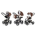 Детская коляска Esspero Newborn Lux 3 в 1, шасси Beige (Chek
						
					) — Фото