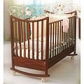Детская кроватка Baby Expert Ceramics Perla (Орех) — Фото