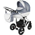 Детская коляска Bebe-mobile Toscana Ecco 2 в 1, эко-кожа (786s
						
					) — Фото