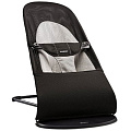 Детское кресло-шезлонг BabyBjorn Balance Soft Air (Black/Gray
						
					) — Фото