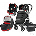 Детская коляска Peg-Perego Book Plus Completo 3 в 1, шасси Silver (Synergy
						
					) — Фото