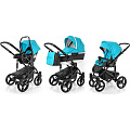 Детская коляска Esspero Magic Alu 3 в 1, шасси Black (Aqua
						
					) — Фото