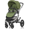 Детская прогулочная коляска Britax Affinity, шасси хром (Cactus Green
						
					) — Фото